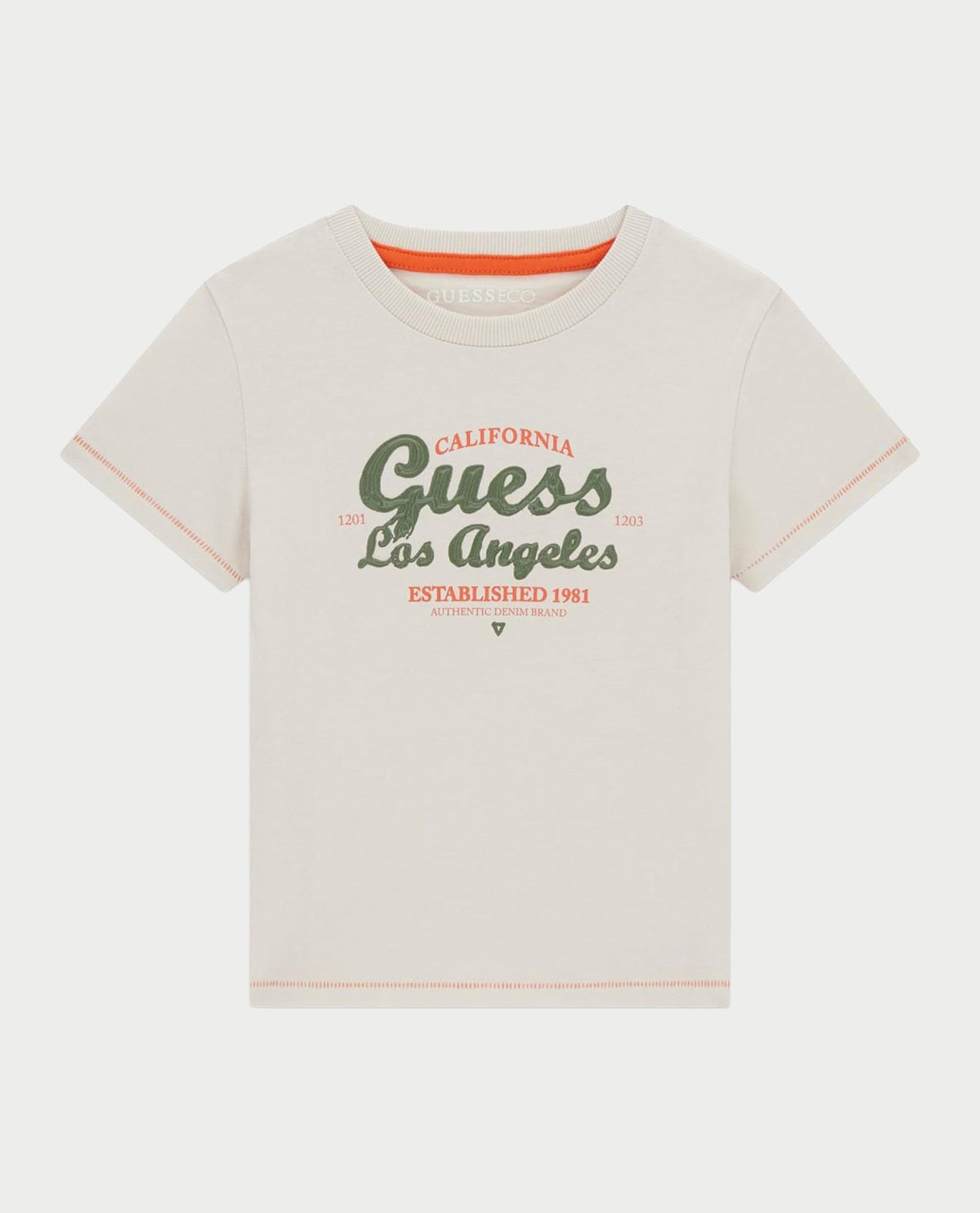 GUESS KIDS EMBROIDERY LOGO T SHIRT