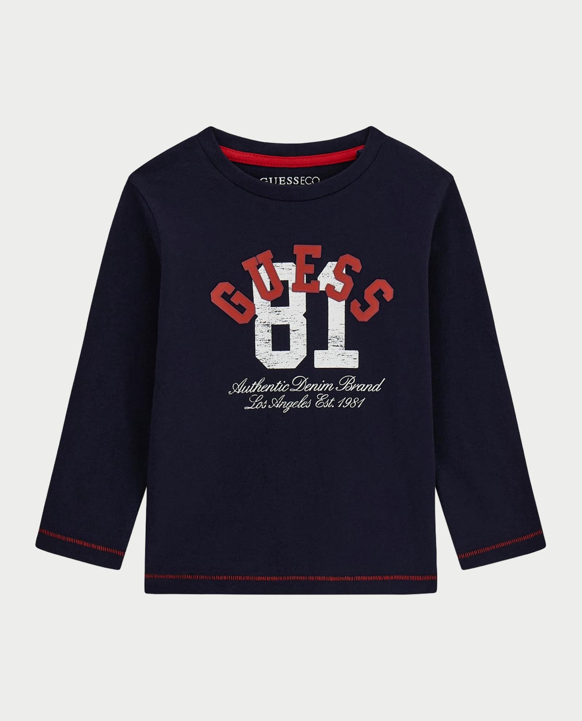 GUESS KIDS LS 81 LOGO T SHIRT
