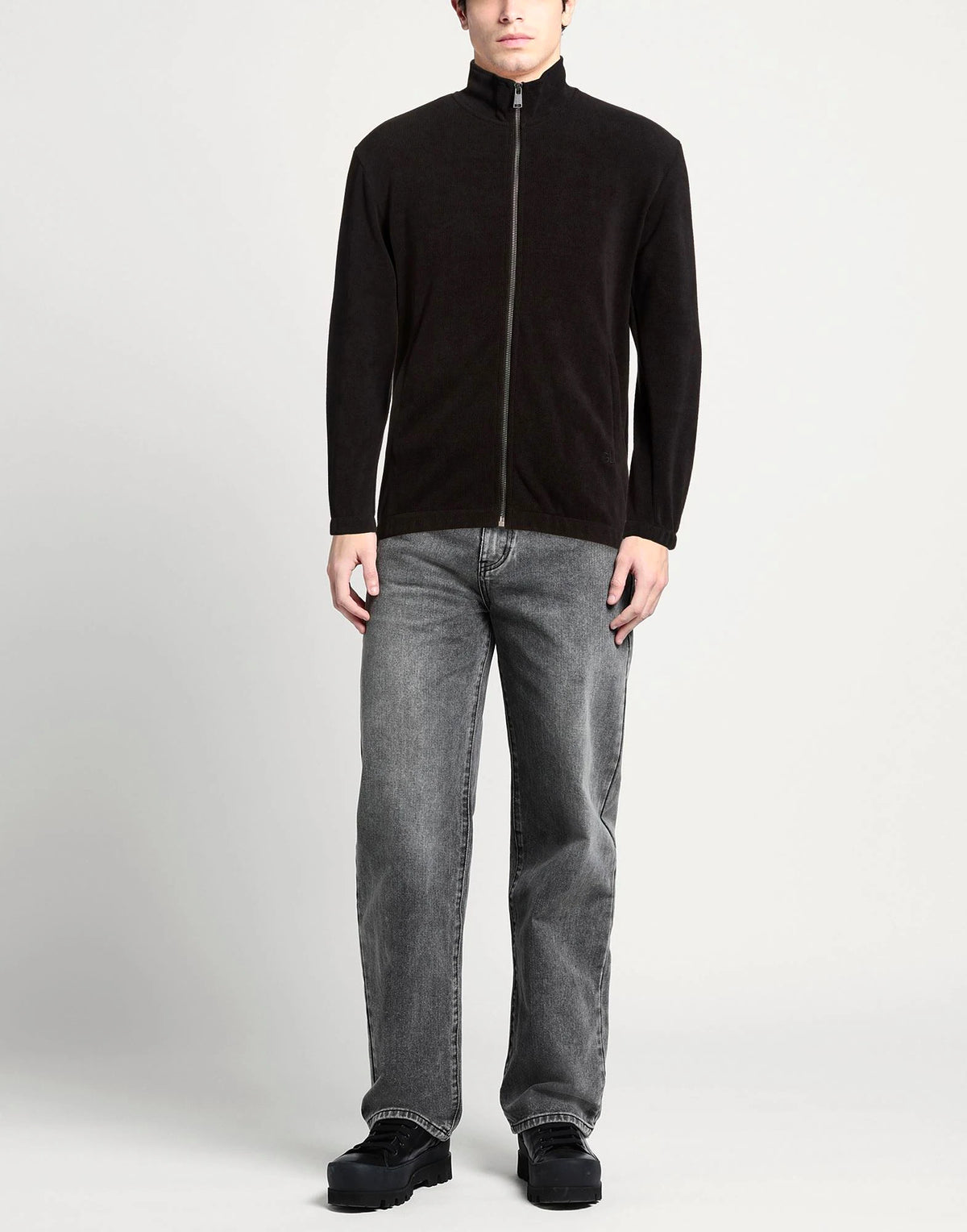 GIANNI LUPO NOS ZIP-UP KNITTED SWEATSHIRT