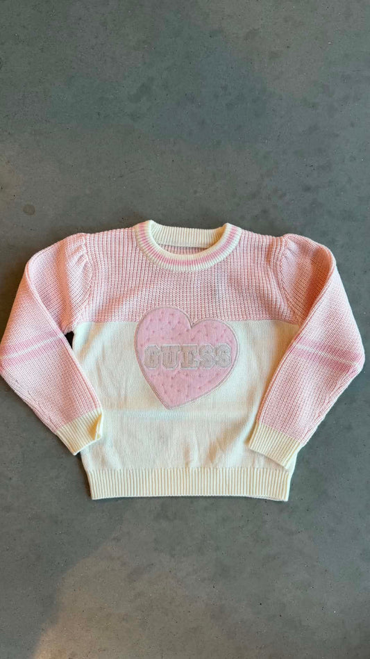 GUESS KIDS GIRLS COLORBLOCK KNITTED JUMPER