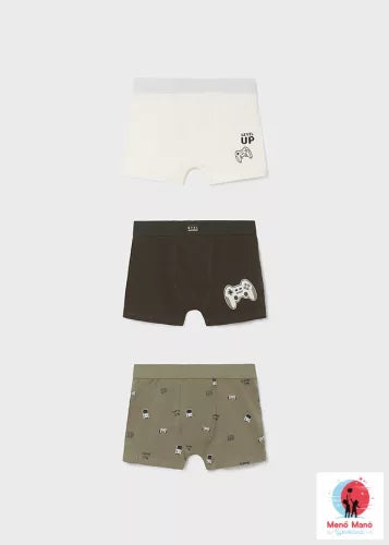 MAYORAL PACK OF 3 PRINTED BOXERS