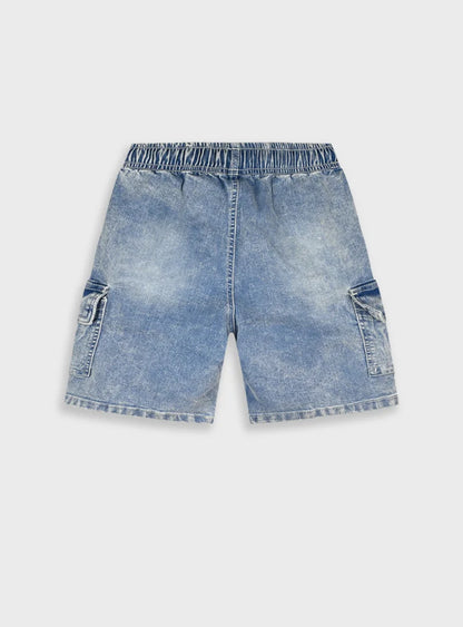 ENERGIERS DENIM CARGO BERMUDA