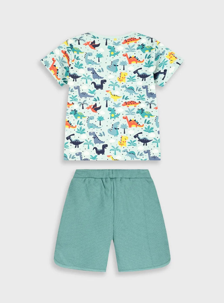 ENERGIERS KIDS ALLOVER PRINT SET T SHIRT & SHORTS