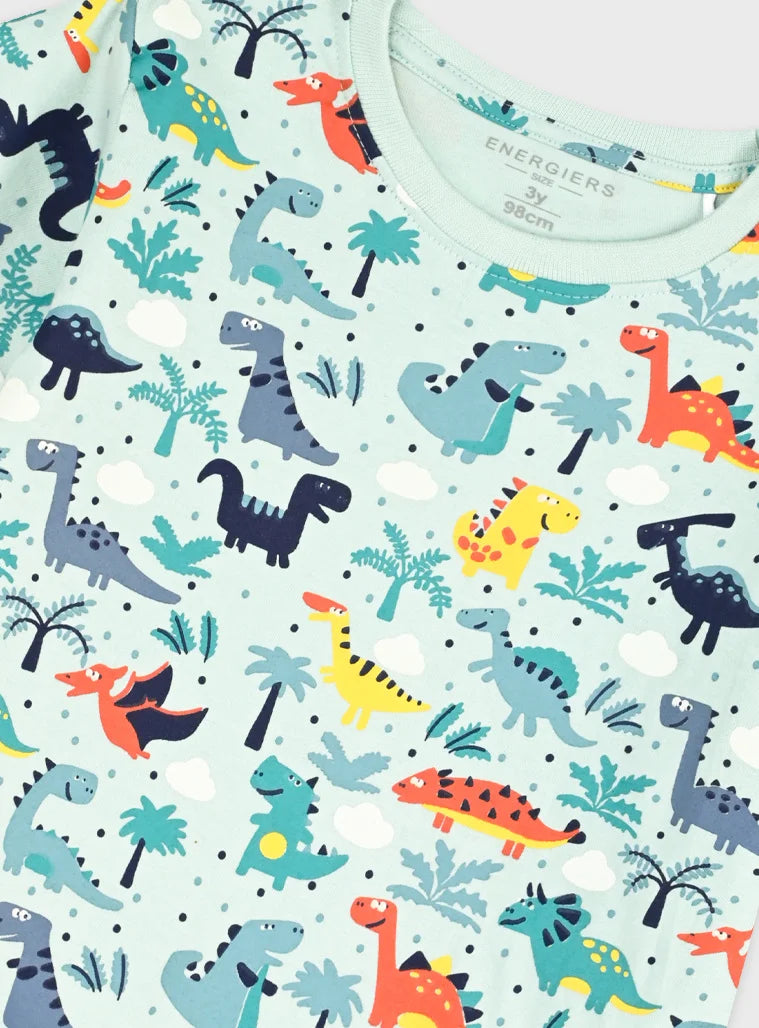 ENERGIERS KIDS ALLOVER PRINT SET T SHIRT & SHORTS