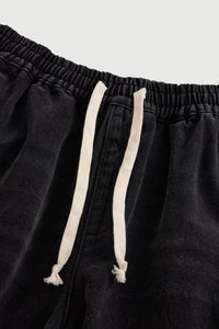 ACUPUNCTURE FASHION OVERSIZED SPORTY DENIM PANTS