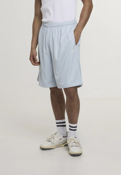 KARL KANI SHADOW PINSTRIPE SHORTS