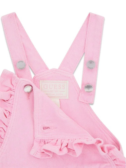 GUESS KIDS RIGID BULL DENIM  SHORTALL DRESS
