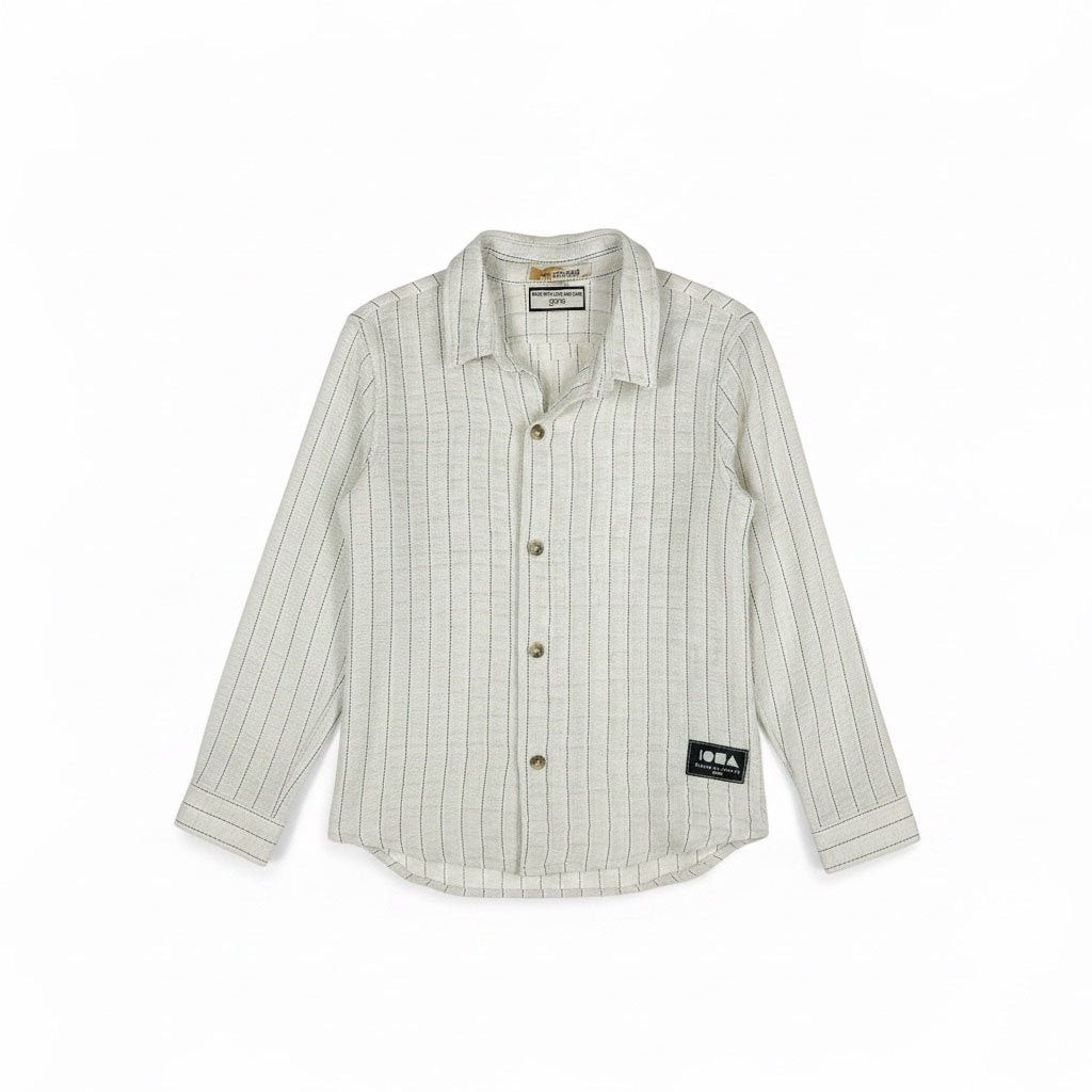 GANG KIDS COTTON STRIPED SHIRT