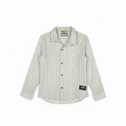 GANG KIDS COTTON STRIPED SHIRT