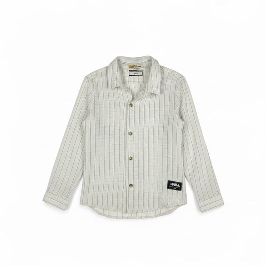 GANG KIDS COTTON STRIPED SHIRT