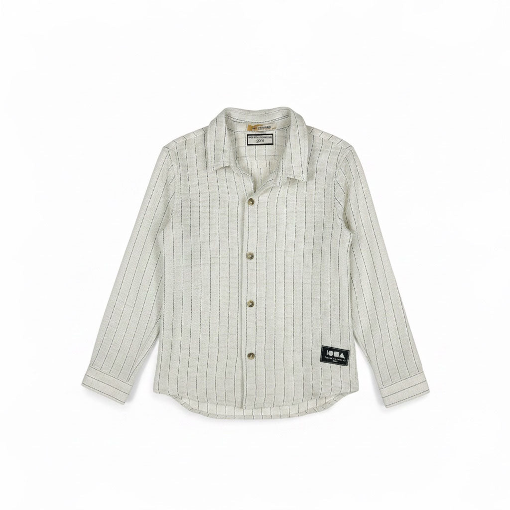 GANG KIDS COTTON STRIPED SHIRT