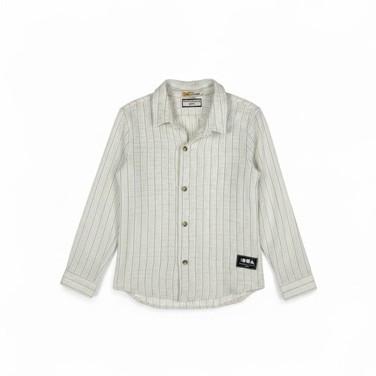 GANG KIDS COTTON STRIPED SHIRT