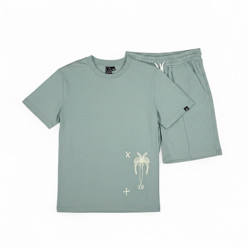 GANG KIDS SET T SHIRT & SHORT