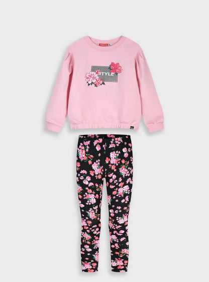 ENERGIERS GIRL SET TOP & LEGGINGS