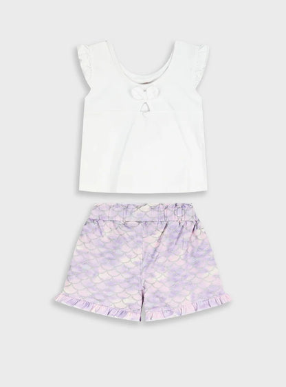 ENERGIERS KIDS MERMAIDS TALE T SHIRT & SHORT SET