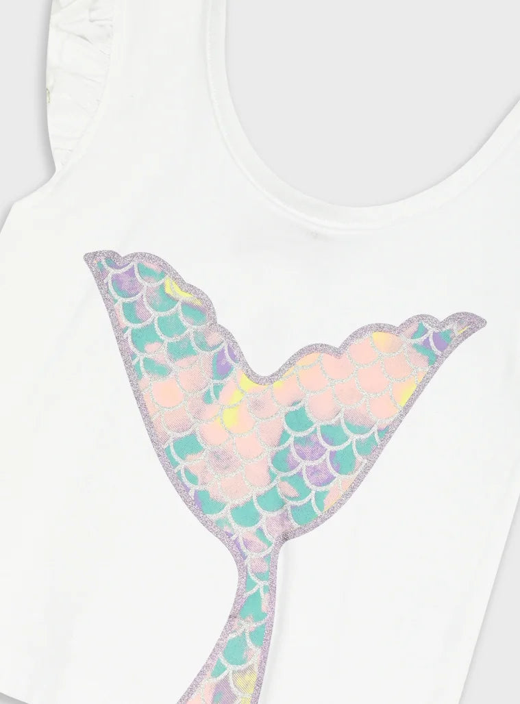 ENERGIERS KIDS MERMAIDS TALE T SHIRT & SHORT SET