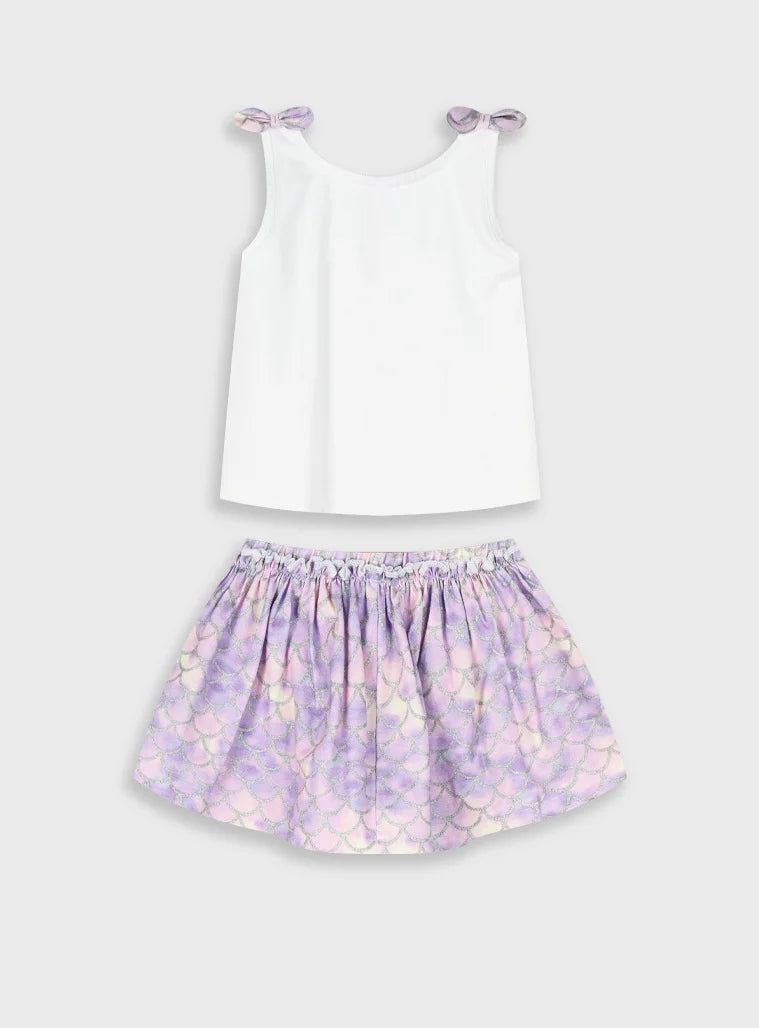 ENERGIERS TANK TOP & SKIRT WITH INTERNAL LEGGINS SET