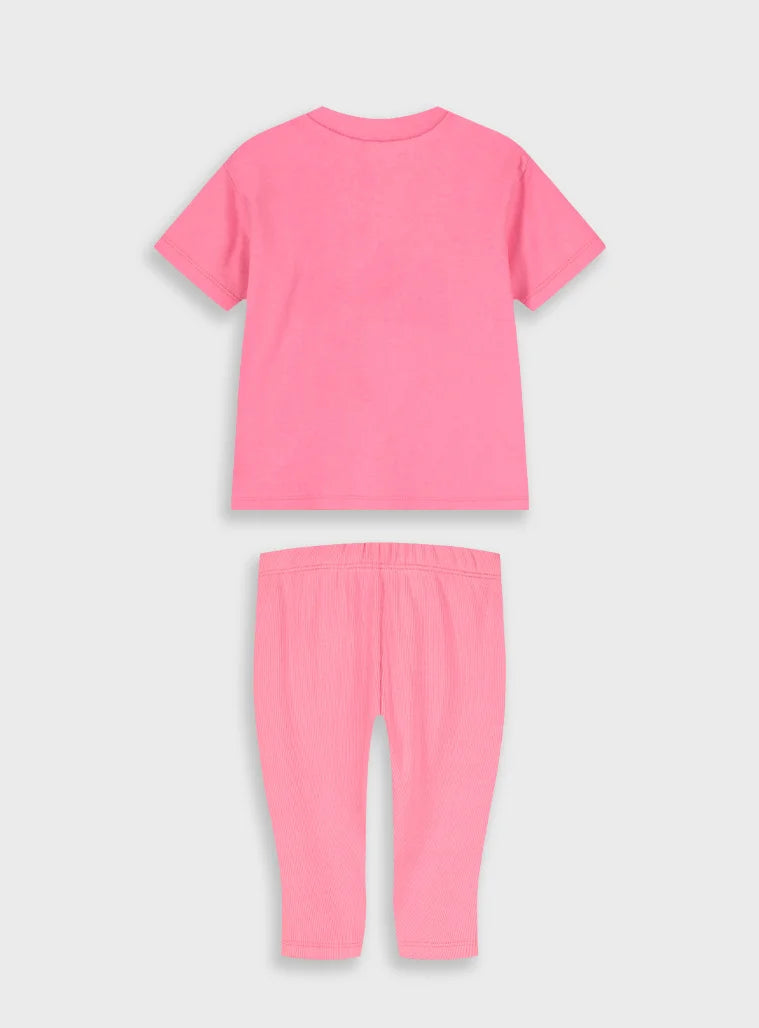 ENERGIERS GIRLS SUMMER CUTIE T SHIRT & LEGGINS SET