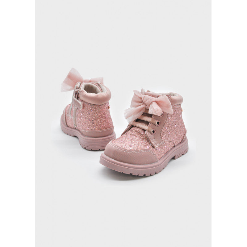 MAYORAL BABY GLITTER BIKER BOOTS