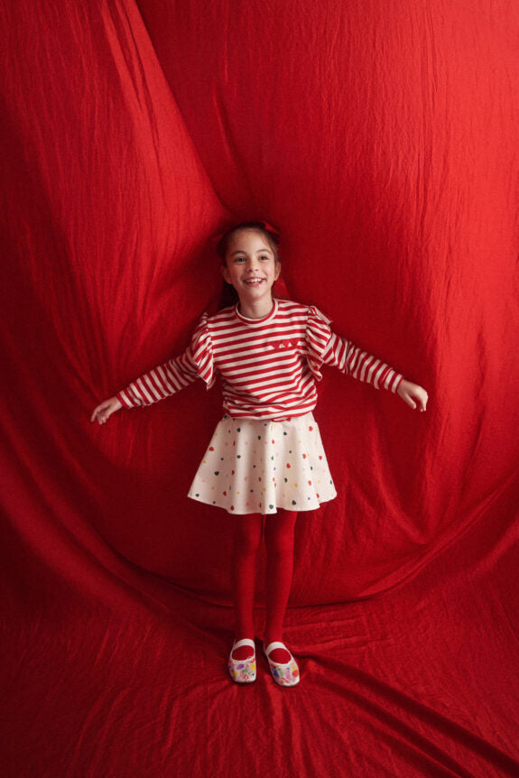 TWO IN A CASTLE A JUMPSUIT AND ALLOVER SKIRT