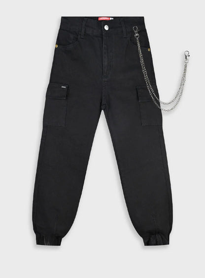 ENERGIERS CARGO JEAN WITH CHAIN