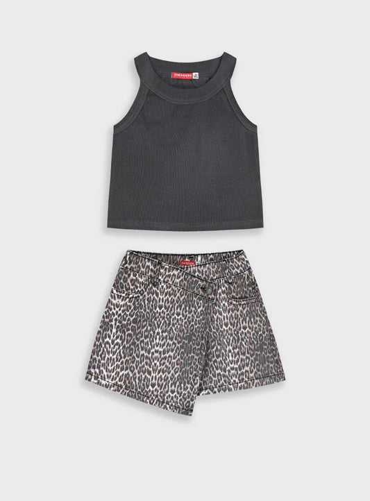 ENERGIERS KIDS LEOPARD SHORT SET