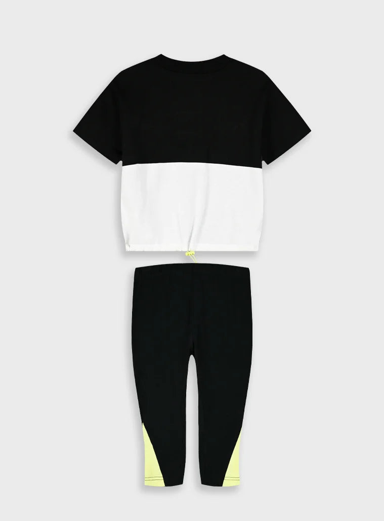 ENERGIERS KIDS T SHIRT & CAPRI LEGGINS SET