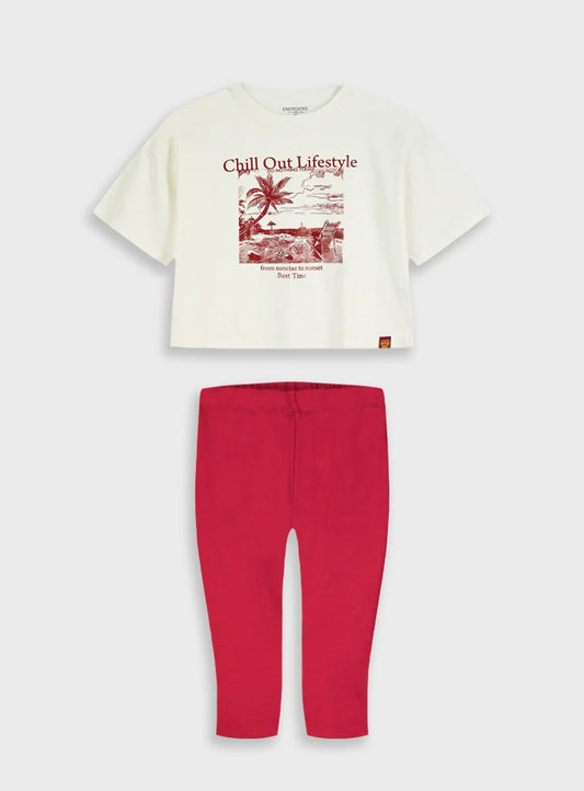ENERGIERS KIDS SET OF T SHIRT & LEGGINS