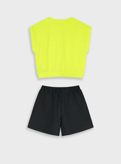 ENERGIERS GIRLS SLEEVELESS TOP & SHORTS SET