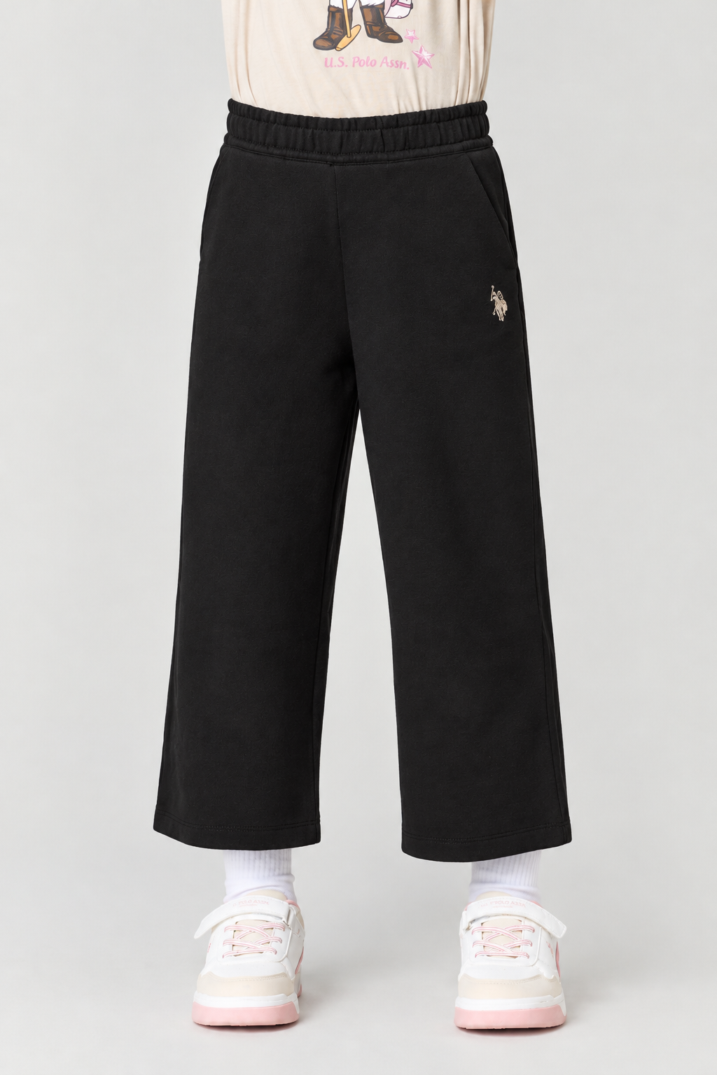 U.S POLO ASSN GIRLS LOOSE FIT TRACKPANTS