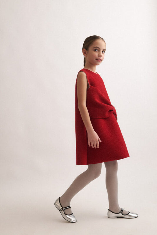 TWO IN A CASTLE THE RED BOW NEOPRENE DRESS