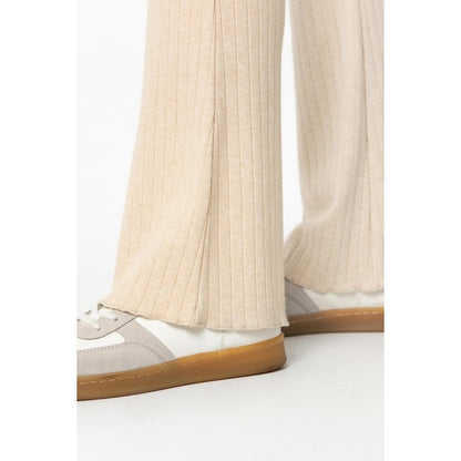 TIFFOSI FLARE RIBBED PANTS