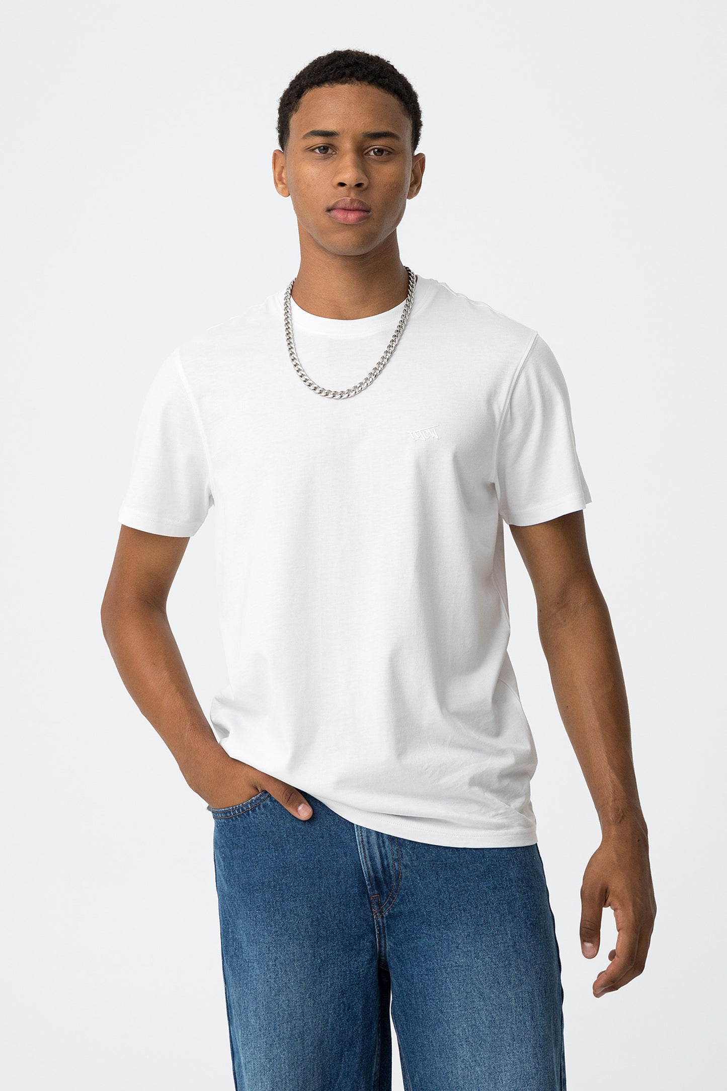 TIFFOSI T SHIRT WITH EMBOSSED DETAIL
