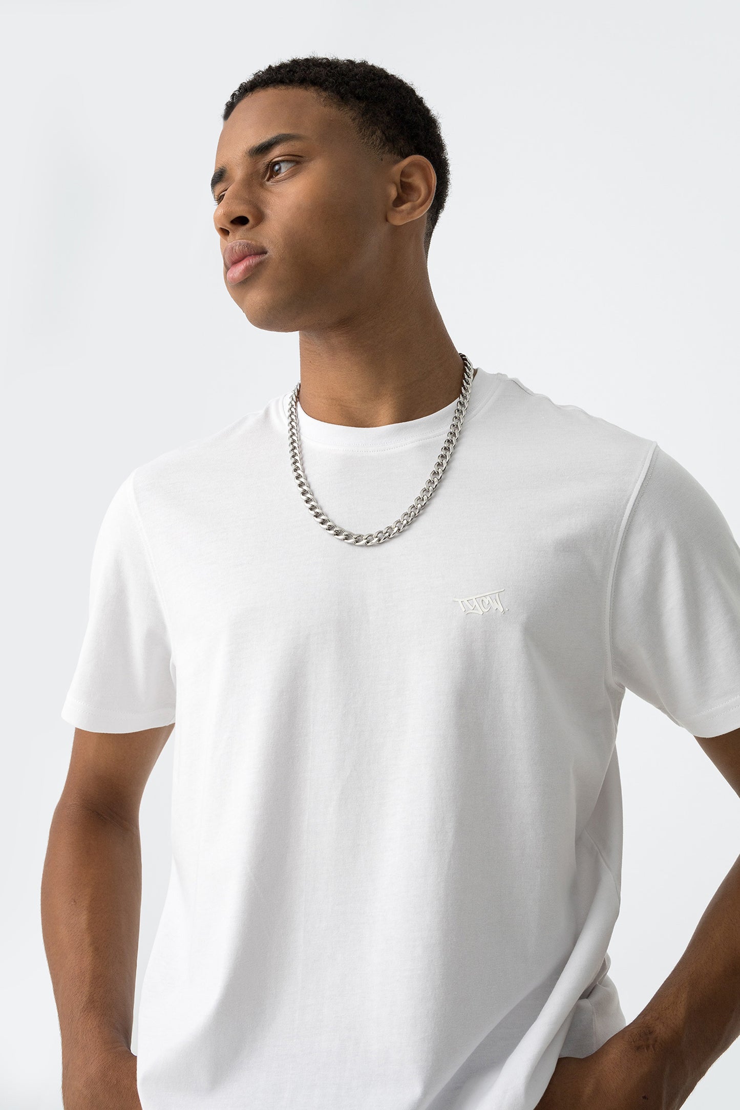 TIFFOSI T SHIRT WITH EMBOSSED DETAIL