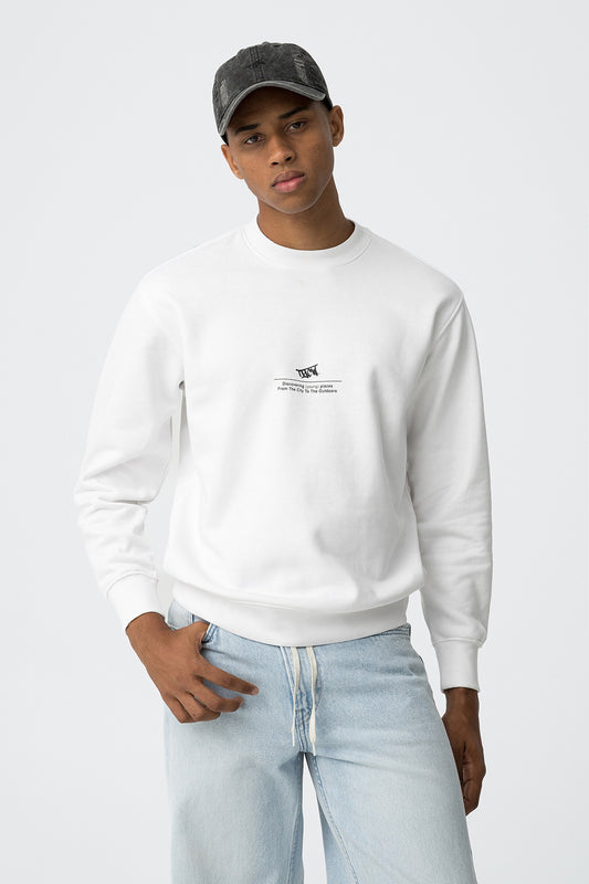 TIFFOSI SWEATSHIRT WITH GRAFFITI PRINT
