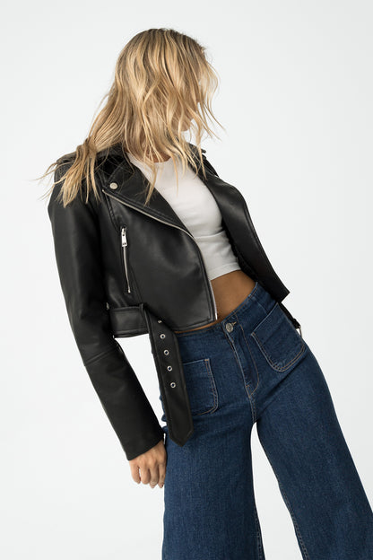 TIFFOSI SLIM FIT BIKER JACKET