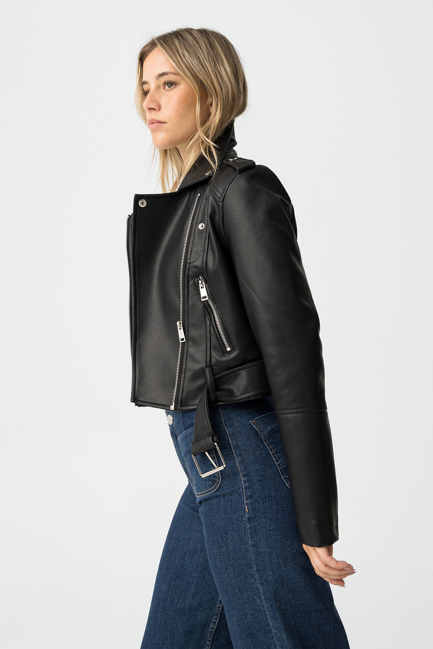 TIFFOSI SLIM FIT BIKER JACKET