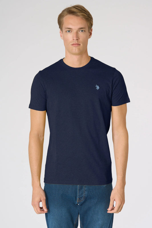 U.S POLO ASSN MAN SILVER & GOLD BASIC T SHIRT