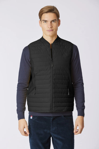 U.S POLO MAN FULL ZIP RIPSTOP DOUBLE FACE VEST