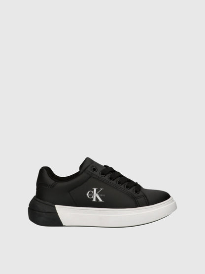 CALVIN KLEIN KIDS LOW CUT LACE-UP SNEAKERS