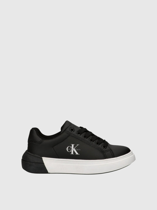 CALVIN KLEIN KIDS LOW CUT LACE-UP SNEAKERS