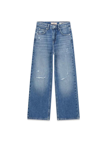 GUESS KIDS GIRLS 90S RIGID DENIM WIDE PANTS