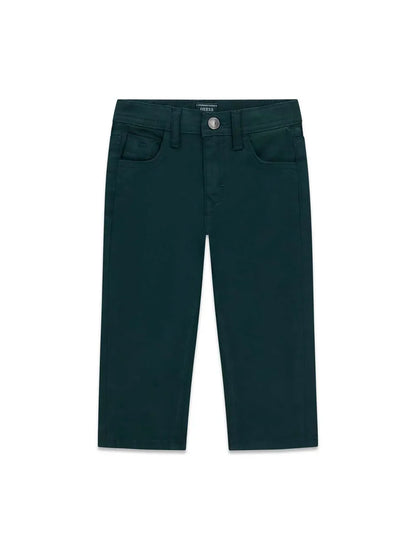 GUESS KIDS STRETCH SATIN COTTON PANTS