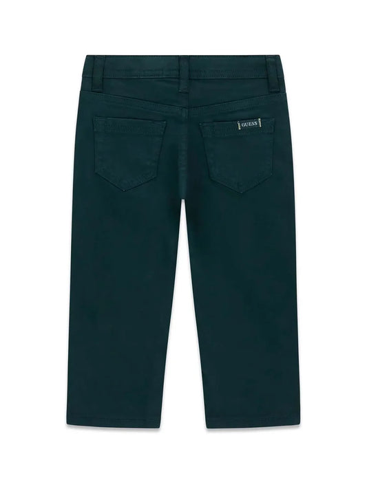GUESS KIDS STRETCH SATIN COTTON PANTS