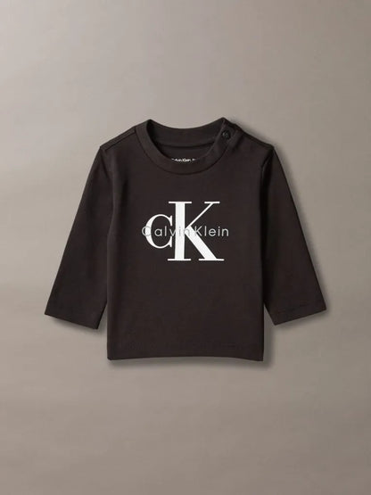 CALVIN KLEIN KIDS LS LOGO T SHIRT
