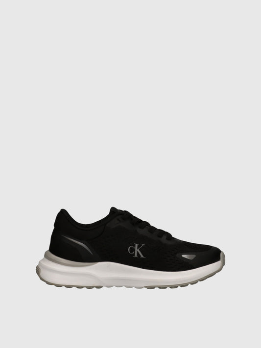 CALVIN KLEIN KIDS LOW CUT LACE-UP COLOURBLOCKED SNEAKERS