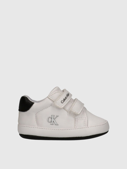 CALVIN KLEIN NEWBORN KIDS LOW CUT VELCRO SNEAKERS