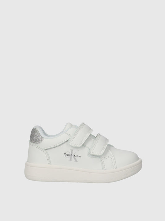 CALVIN KLEIN KIDS LOW CUT VELCRO SNEAKERS