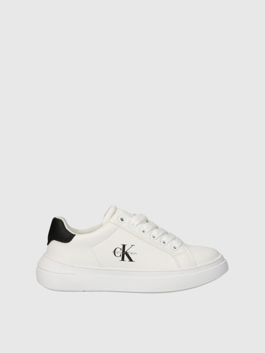 CALVIN KLEIN KIDS LOW CUT LACE-UP SNEAKERS