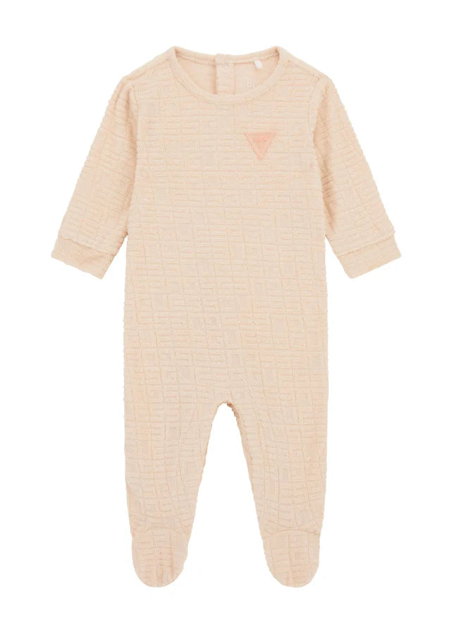 GUESS BABY UNISEX INTERLOCK OVERALL